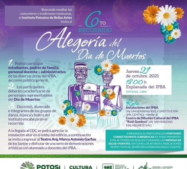 Alegoría del Día de Muertos desde el IPBA
