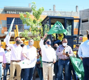 En Ciudad Valles, el gobernador Ricardo Gallardo arranca proyecto de infraestructura urbana