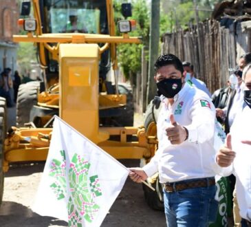 Llegan obras y apoyos estatales a Moctezuma