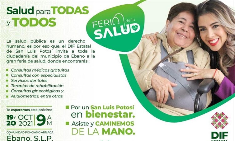 DIF Estatal arranca ferias de la salud en los 58 municipios de SLP