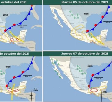 El sistema frontal Núm. 2 se mantendrá estacionario generando lluvias durante la semana en regiones de San Luis Potosí