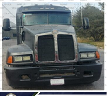 PDI asegura tractocamión con reporte de robo