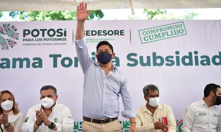 Ahora en Valles, Ricardo Gallardo inicia programa de tortilla subsidiada