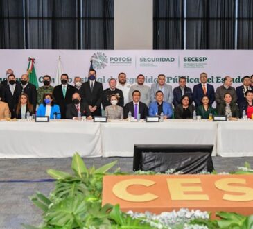 Instala el gobernador el Consejo Estatal de Seguridad Pública de SLP