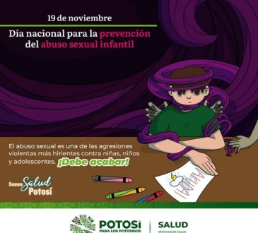 19 de noviembre, Día Nacional para la Prevención del Abuso Sexual Infantil