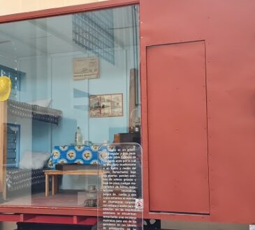 Carros campamento en el Museo del Ferrocarril
