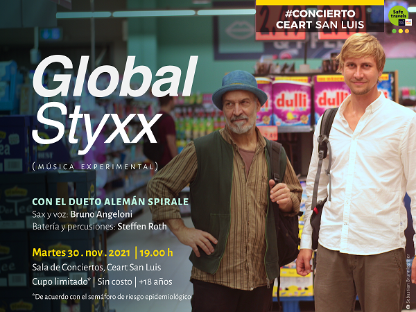 Dúo alemán Spirale ofrecerá concierto en el Centro de las Artes