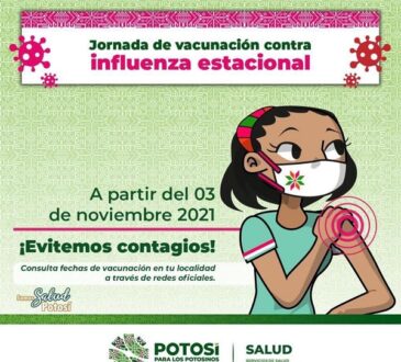 Villa de Reyes participa en vacunación contra la influenza.