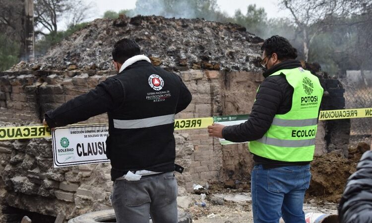 SEGAM clausura dos ladrilleras más en Soledad de Graciano Sánchez