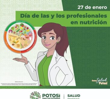 27 de enero, Día Nacional del Profesionista de la Nutrición