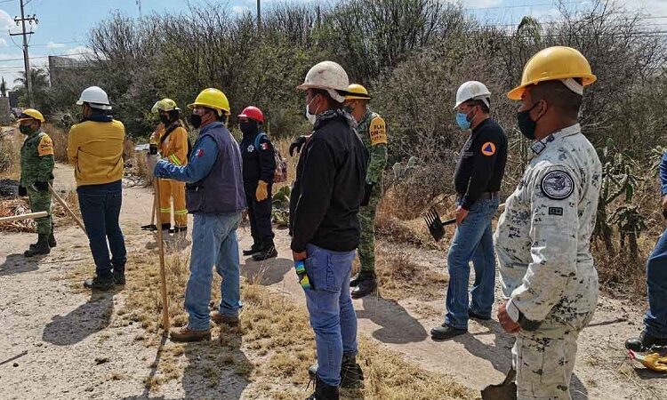 Se prepara Protección Civil en el combate de incendios forestales