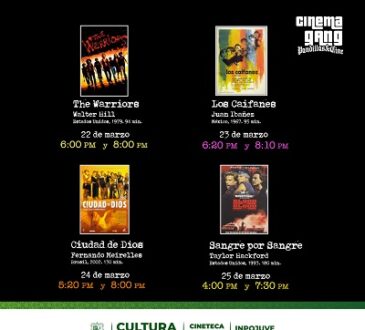 Inicia el ciclo “Cinema Gang, pandillas y cine” en la Cineteca Alameda