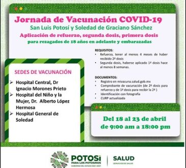 Atento llamado de salud a completar esquema de vacunación
