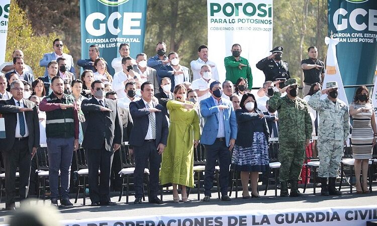 Coordinadores y representantes del Congreso del Estado respaldan la entrada en operación de la Guardia Civil