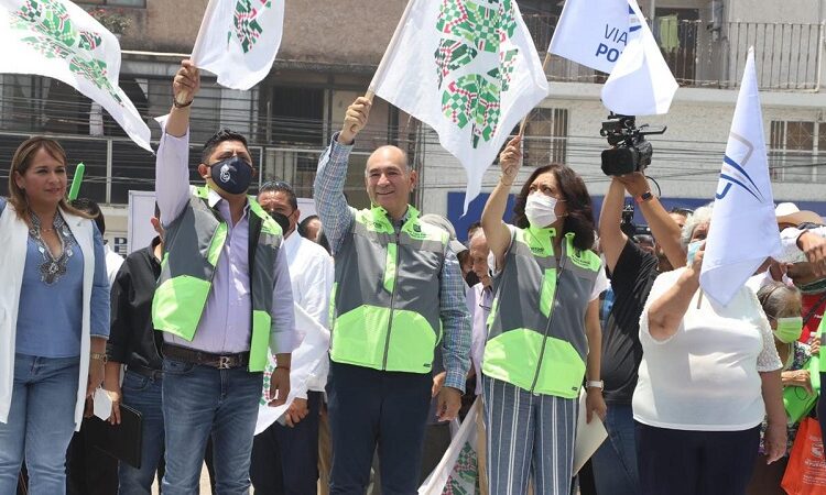 Alcalde Enrique Galindo arranca rehabilitación de las calles de la ciudad