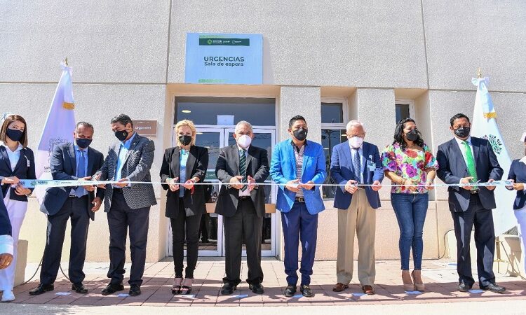 Ricardo Gallardo inaugura nueva área de urgencias del Hospital Central