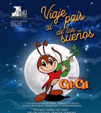La Orquesta Sinfónica interpretará música de Cri-Cri