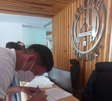 Francisco Zamudio, Josué Briones y Manuel Pérez del CEFOR Pachuca, son ya parte del Atlético de San Luis.   