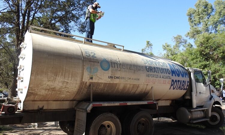 Permanente la vigilancia sanitaria a pipas distribuidoras de agua