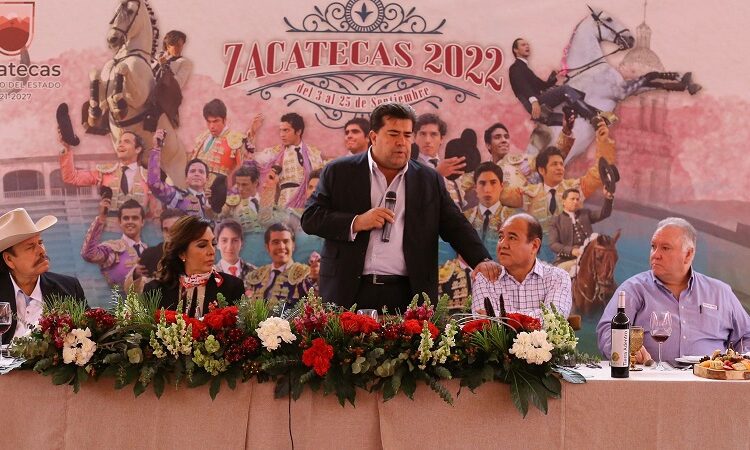 Presentan los carteles del serial taurino de la Feria Nacional de Zacatecas (FENAZA) en su edición 2022.
