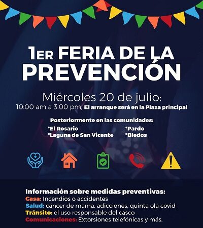 En Villa de Reyes se llevará a cabo la Primera Feria de la Prevención