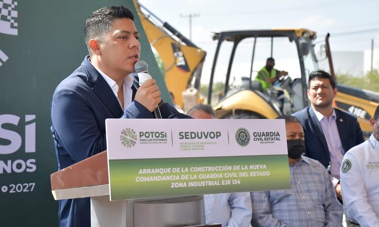 SLP da paso firme en combate a la delincuencia con construcción del cuartel de la Guardia Civil