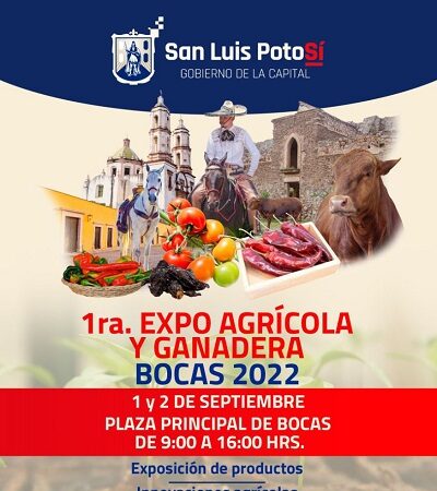 Gobierno de la Capital realizará 1era Expo Agrícola y Ganadera Bocas 2022