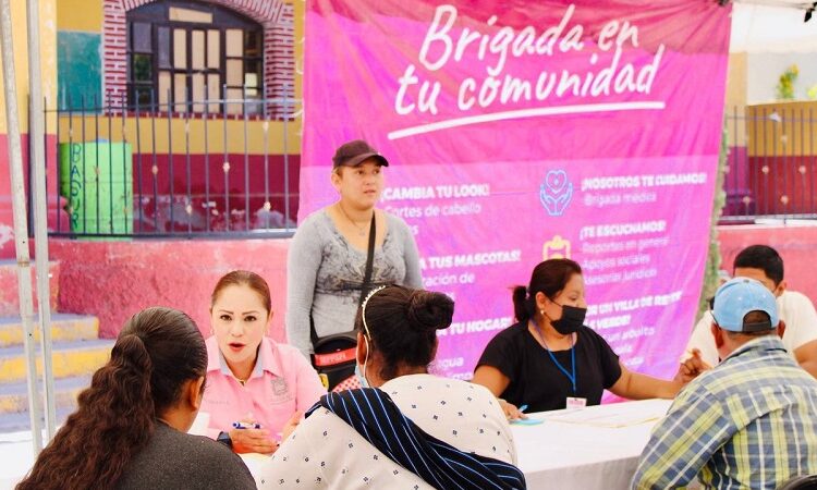 Alcaldesa de Villa de Reyes arrancó Brigada Más Cerca de Ti