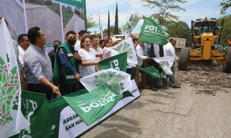 Con histórica inversión arranca rehabilitación de tramo carretero San Martín-Tanquián