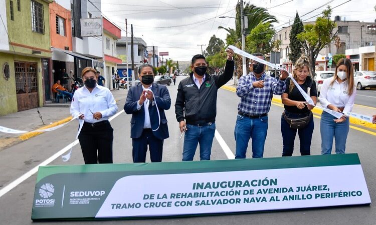 Gobernador Ricardo Gallardo cumple con rehabilitación de Avenida Juárez