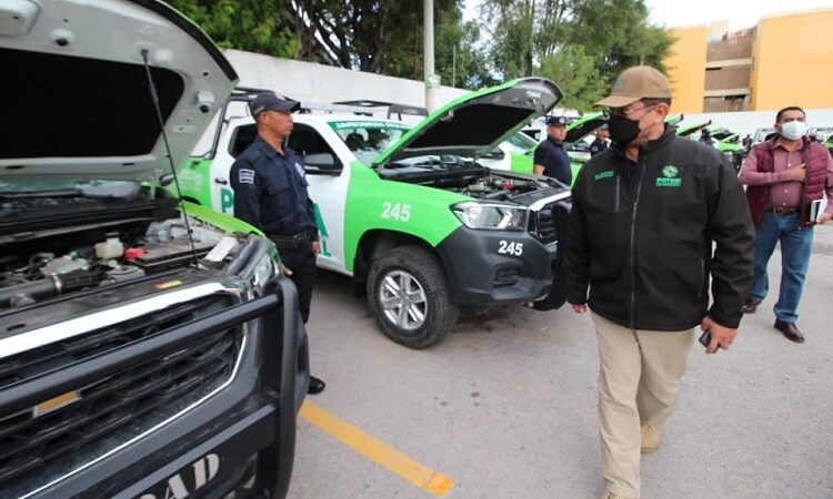 Dirección General de Seguridad Pública de Soledad recibió pase de revista del Secretario de Seguridad del Estado