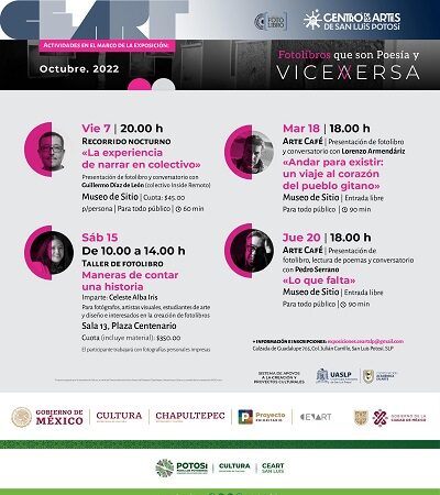 "Fotolibros que son poesía y viceversa" en el CEART