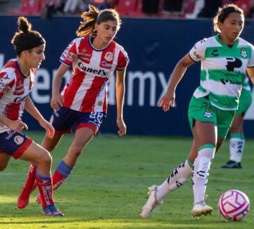 Atlético de San Luis femenil cae ante Santos Laguna.