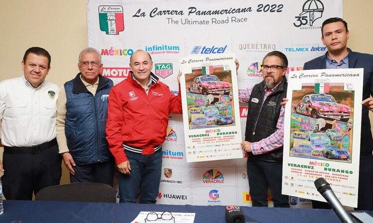 Alcalde Enrique Galindo presentó la Carrera Panamericana que impulsa a San Luis Potosí a nivel internacional