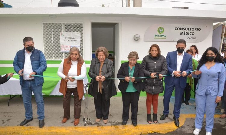 Inaugura alcaldesa Leonor Noyola consultorio médico gratuito en la colonia Cactus