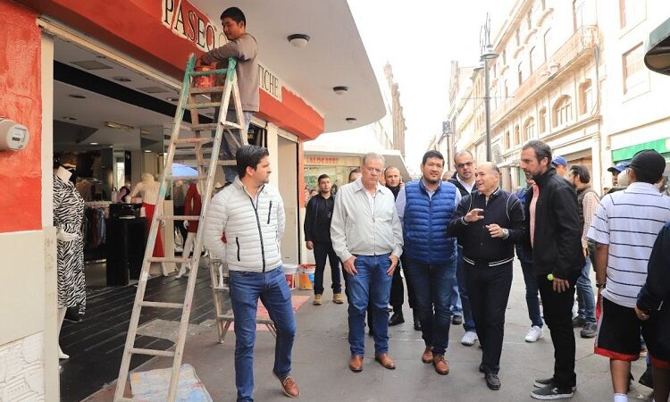 El orden y la rehabilitación del Centro Histórico ya inició y no se detendrá: Alcalde Enrique Galindo