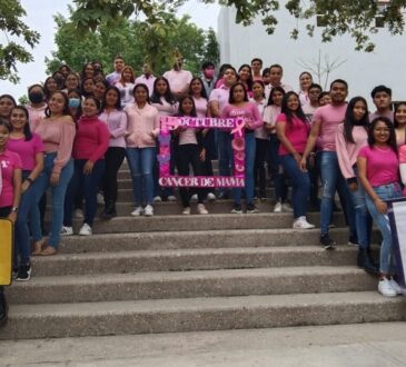 Campus de la UASLP se sumaron a conmemoración del Día Mundial de la Lucha contra el Cáncer de Mama 