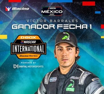 Víctor Barrales Jr., gana en la D-BOX eNASCAR International iRacing Series y recibe el “Premio Municipal del Deporte” en SLP