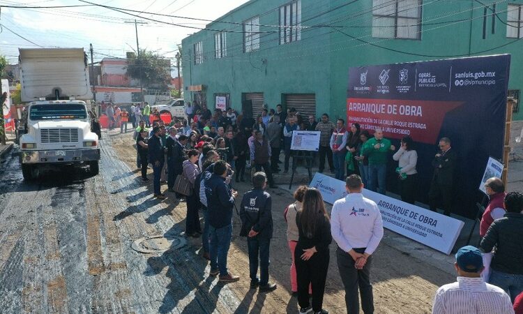 En solo una semana, el alcalde Enrique Galindo cumple con la rehabilitación integral de la calle Roque Estrada