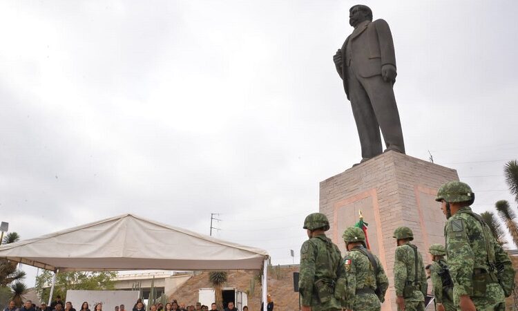 Soledad de Graciano Sánchez conmemora el CXXXIV Aniversario del Natalicio del Prof. Graciano Sánchez Romo