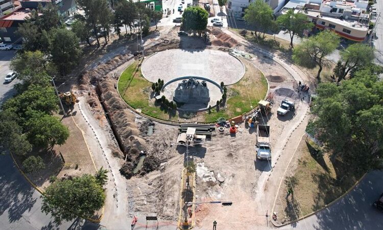 Avanzan obras de la avenida Himno Nacional para devolverle su dinamismo