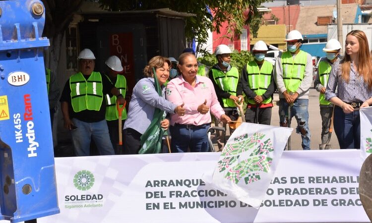 Las obras para mejorar la infraestructura en el municipio de Soledad siguen adelante