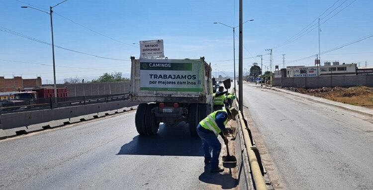 Gobierno Estatal realiza limpieza de Circuito Potosí