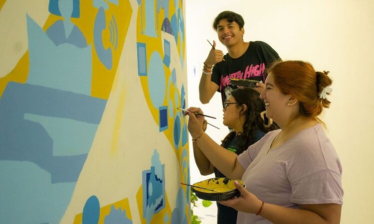 Facultad de Ciencias de la Comunicación de la UASLP tendrá mural con realidad aumentada