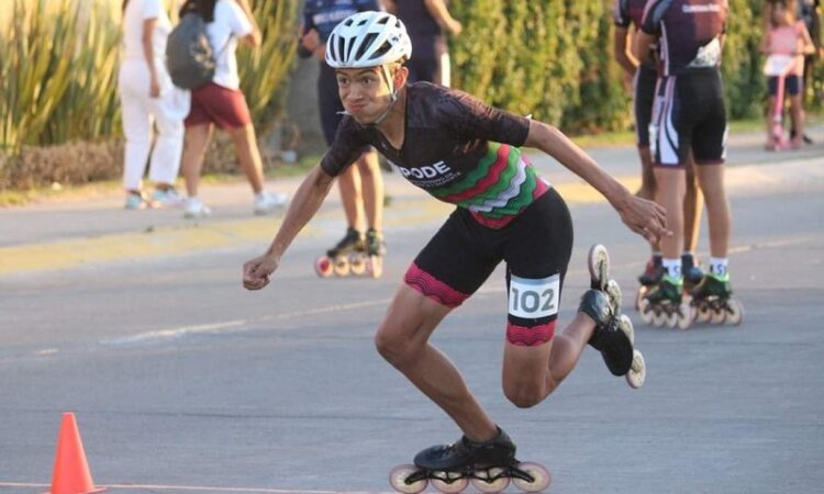 El potosino Paolo García suma 5 medallas en Patinaje
