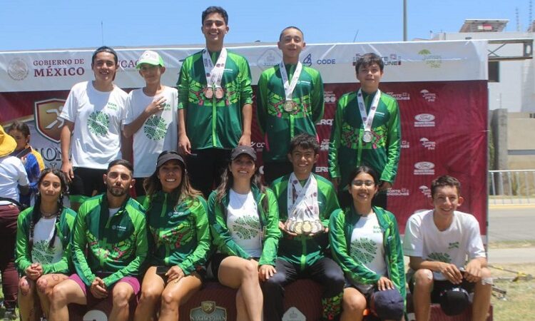 Con oros, plata y bronce cierra San Luis en Patinaje de Velocidad