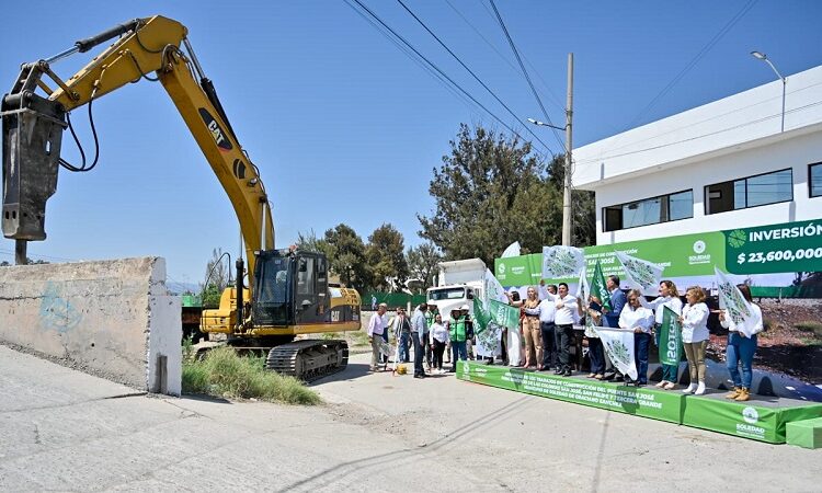 Ricardo Gallardo resuelve histórico rezago con puente San José