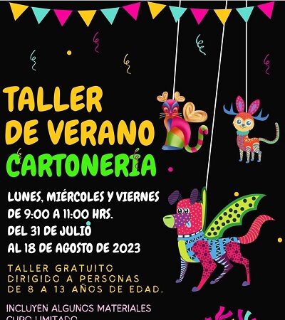 Cultura de Soledad invita a taller gratuito de cartonería para niños